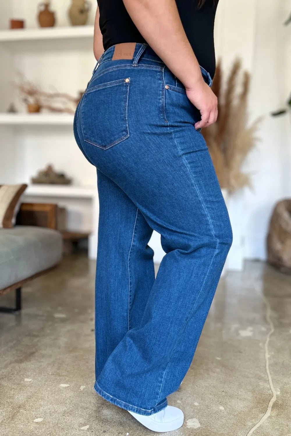 Judy Blue Full Size High Rise Straight Jeans - Rooted & Reckless Co.