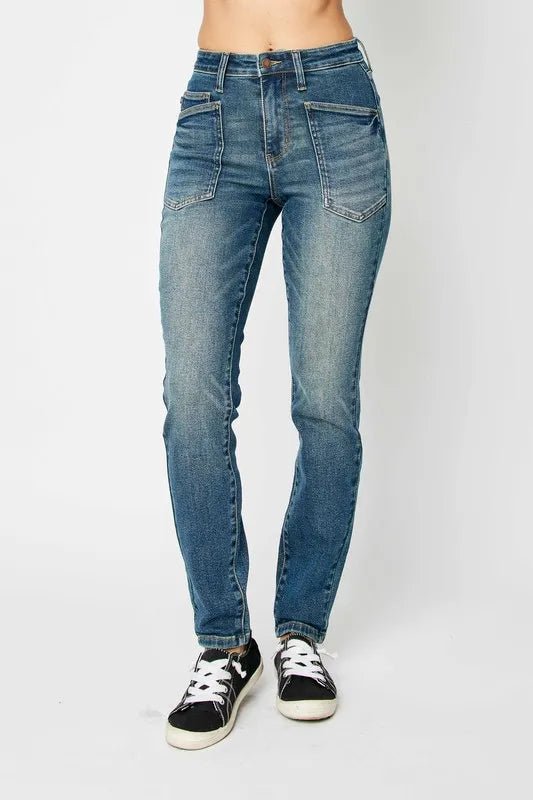 Judy Blue Full Size High Waist Skinny Jeans - Rooted & Reckless Co.