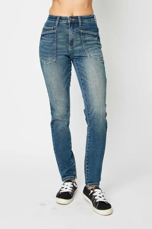 Judy Blue Full Size High Waist Skinny Jeans - Rooted & Reckless Co.