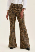 Judy Blue Mr Jaqueline Flare Print Leopard Jeans - Rooted & Reckless Co.
