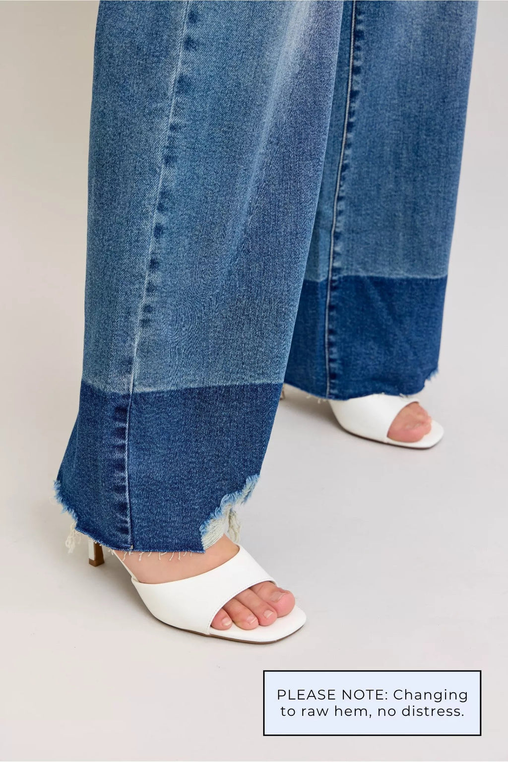 Judy Blue Raw Hem High Waist Column Straight Jeans - Rooted & Reckless Co.