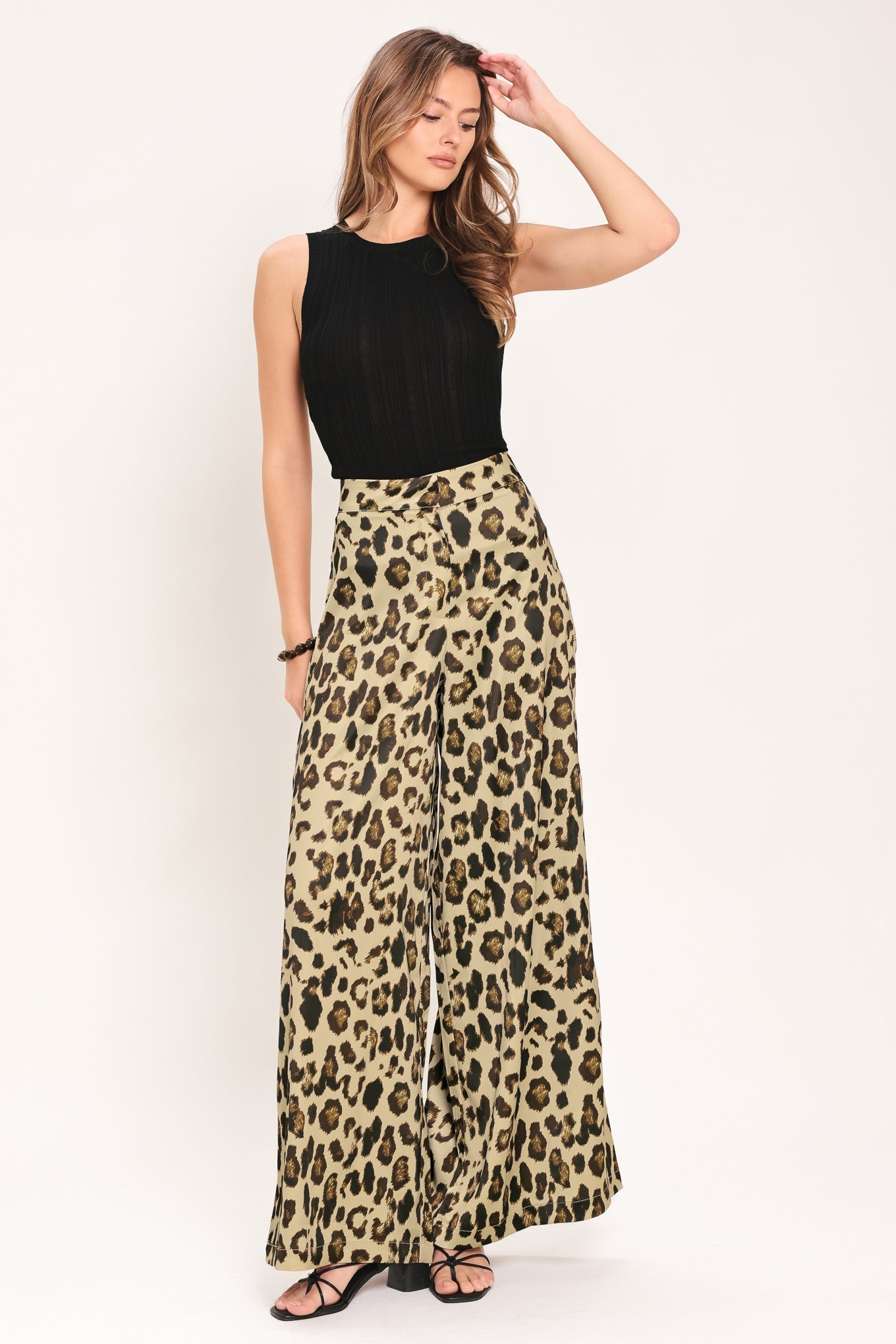 JUNGLE GLAM WOVEN WIDE LEG PANTS - Rooted & Reckless Co.