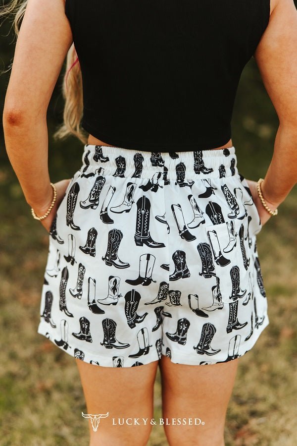 Kickin’ Dust Rodeo Boot Lounge Set | Cowgirl Western Sleepwear - Rooted & Reckless Co.