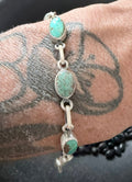 Kingman Turquoise Sterling Bracelet-259 - Rooted & Reckless Co.