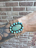 Kingman Turquoise Sterling Silver Cuff - Rooted & Reckless Co.
