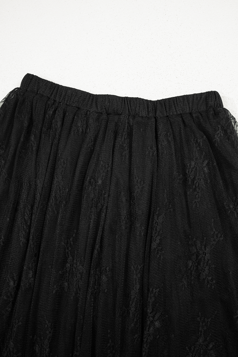 Lace Cascading Tiered High Waist Maxi Skirt - Rooted & Reckless Co.