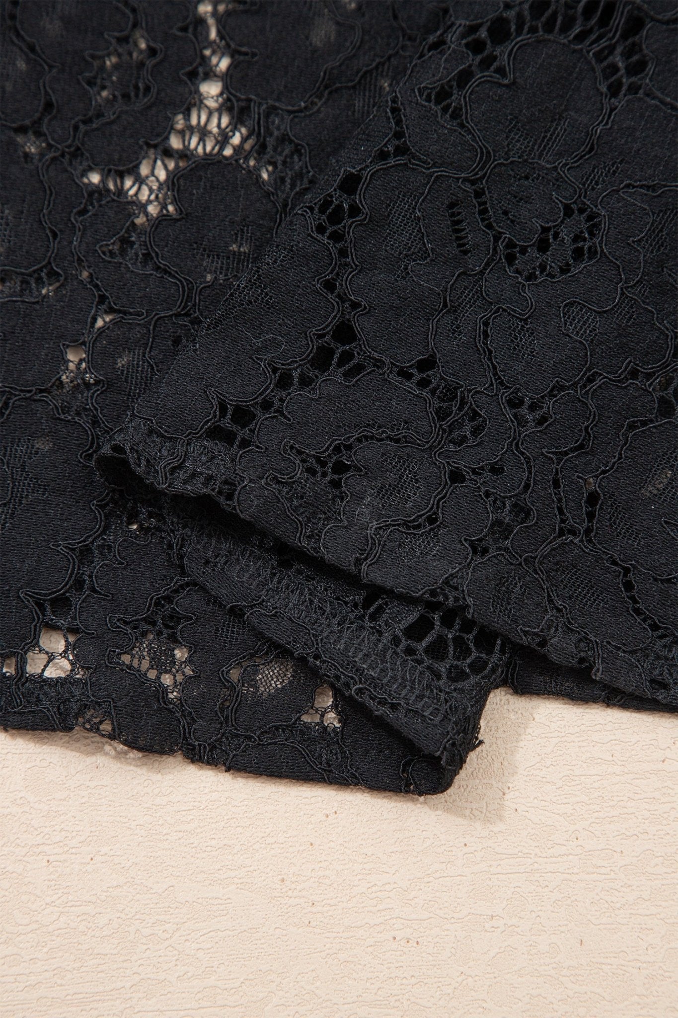 Lace Overlay Tassel Tie Short Sleeve Maxi Dress - Rooted & Reckless Co.
