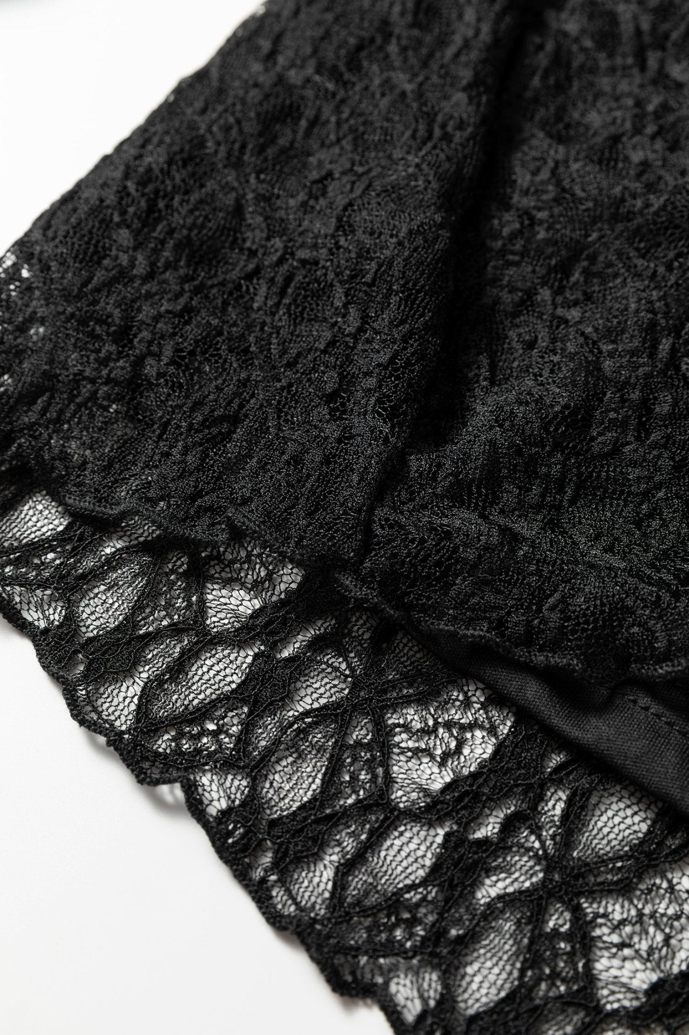 Lace Sheer Long Sleeve Henley Top - Rooted & Reckless Co.