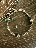 Lapis and Sterling Pearl Bracelet - Rooted & Reckless Co.