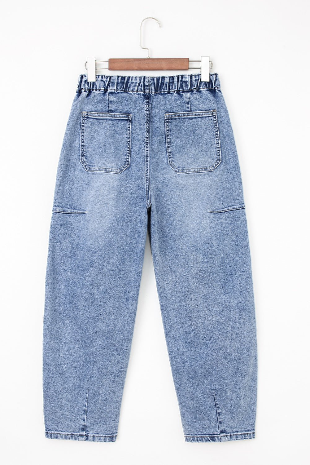 Large Patch Pocket Drawstring Paperbag Waist Barrel Jeans - Rooted & Reckless Co.