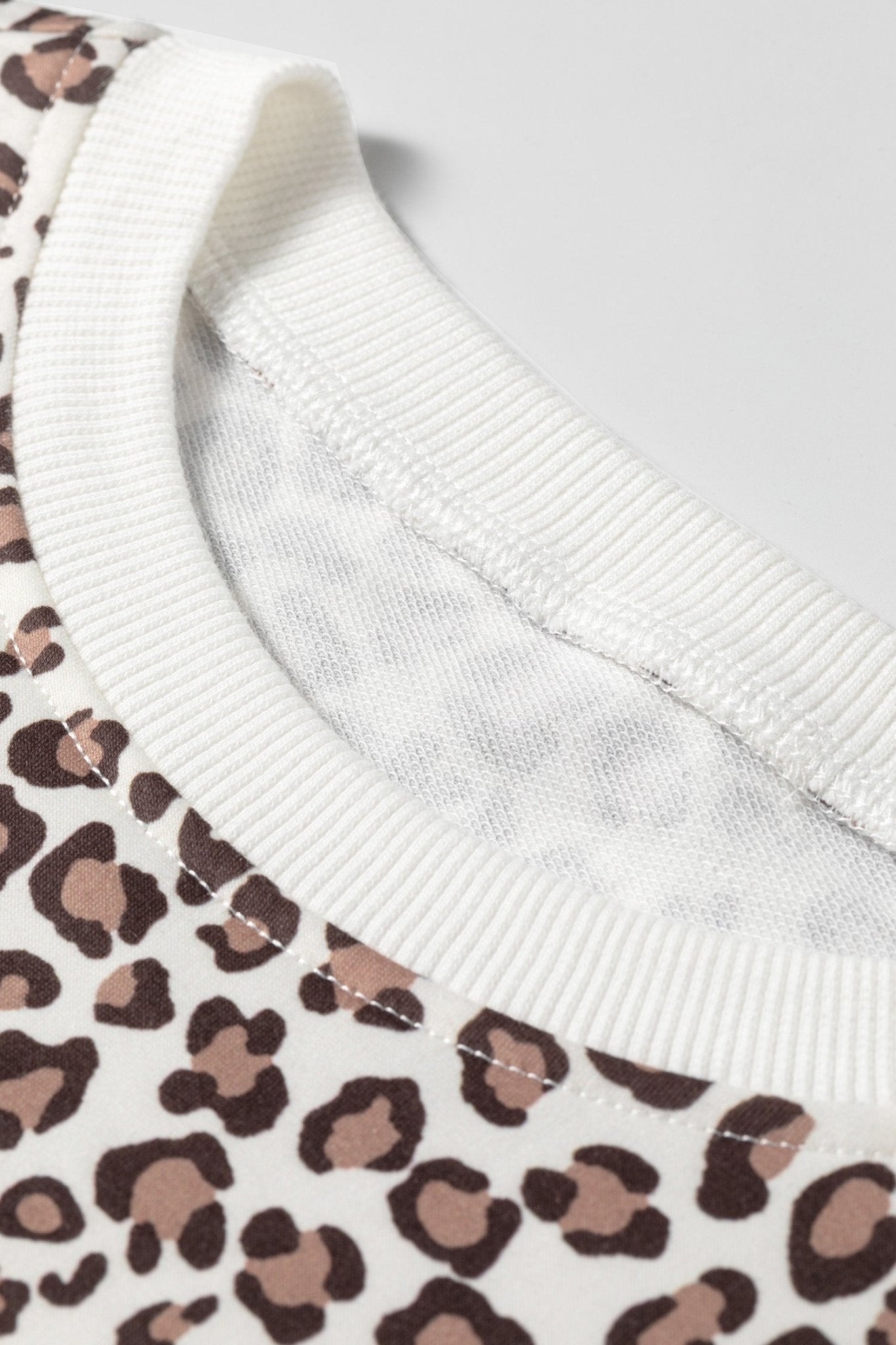 Leopard Bow Embroidered Colorblock Top & Pants Set - Rooted & Reckless Co.