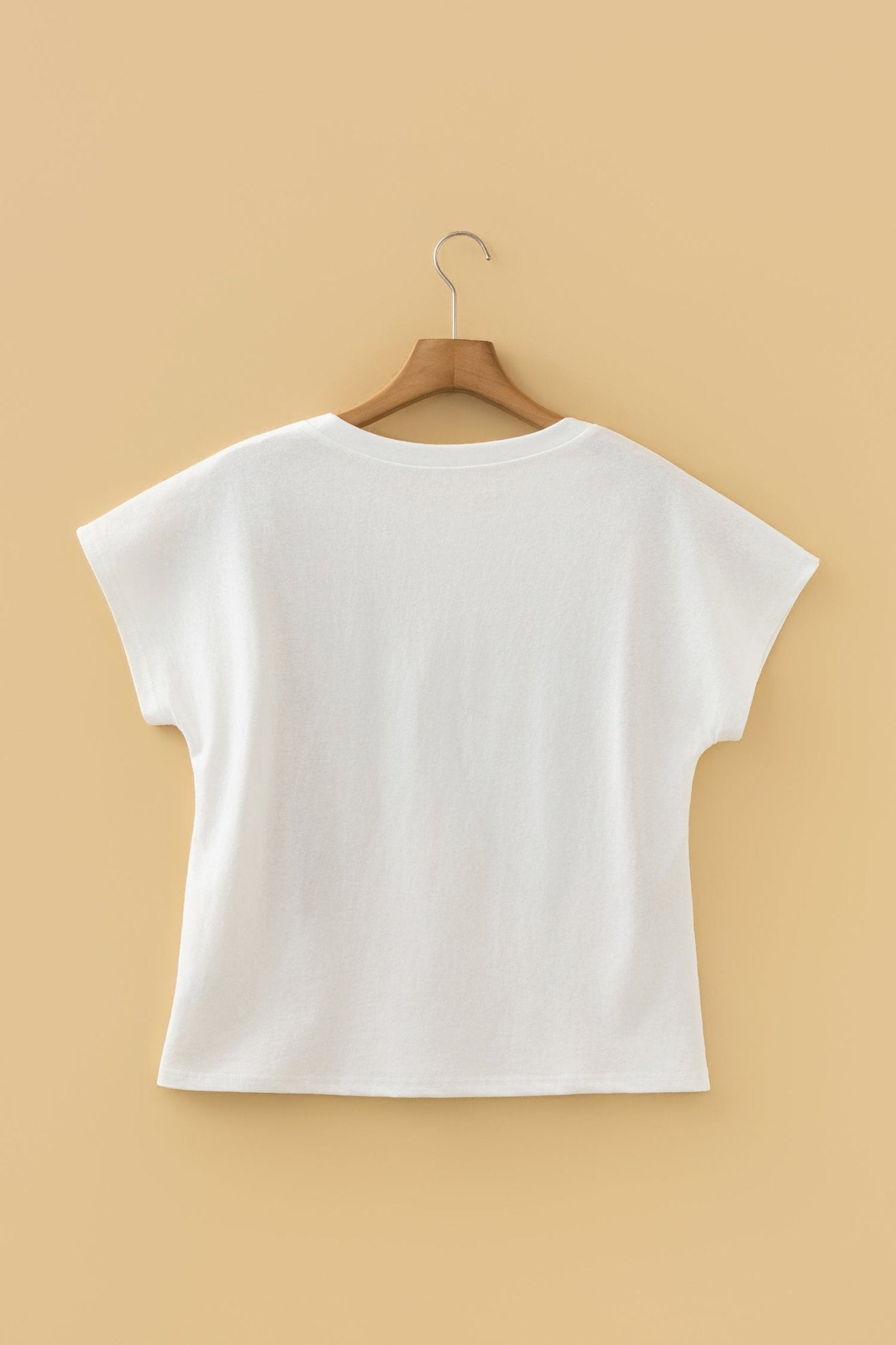 Leopard Bow Embroidered Short Sleeve T-Shirt - Rooted & Reckless Co.