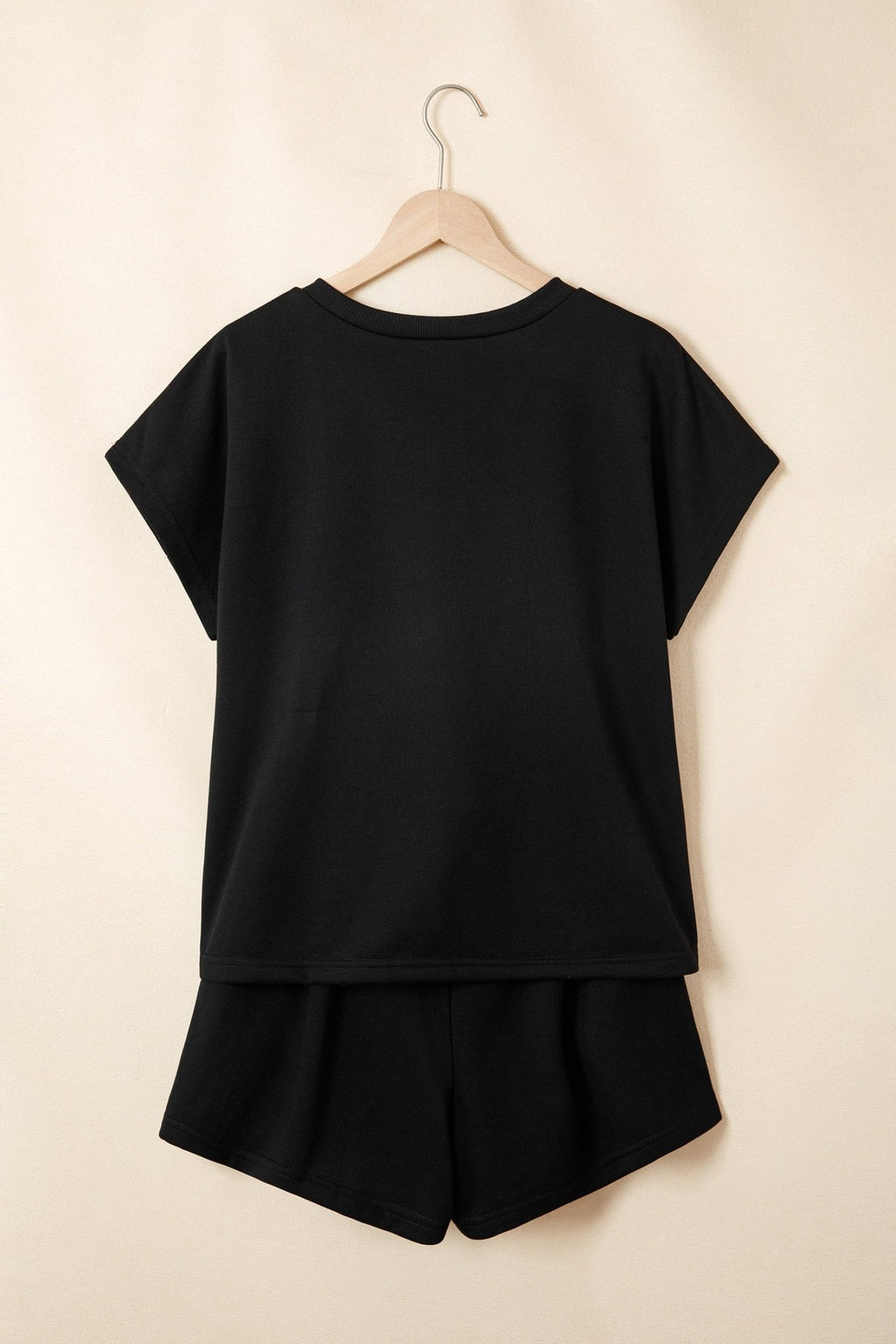 Leopard Bow Patch Tee & Drawstring Shorts Set - Rooted & Reckless Co.