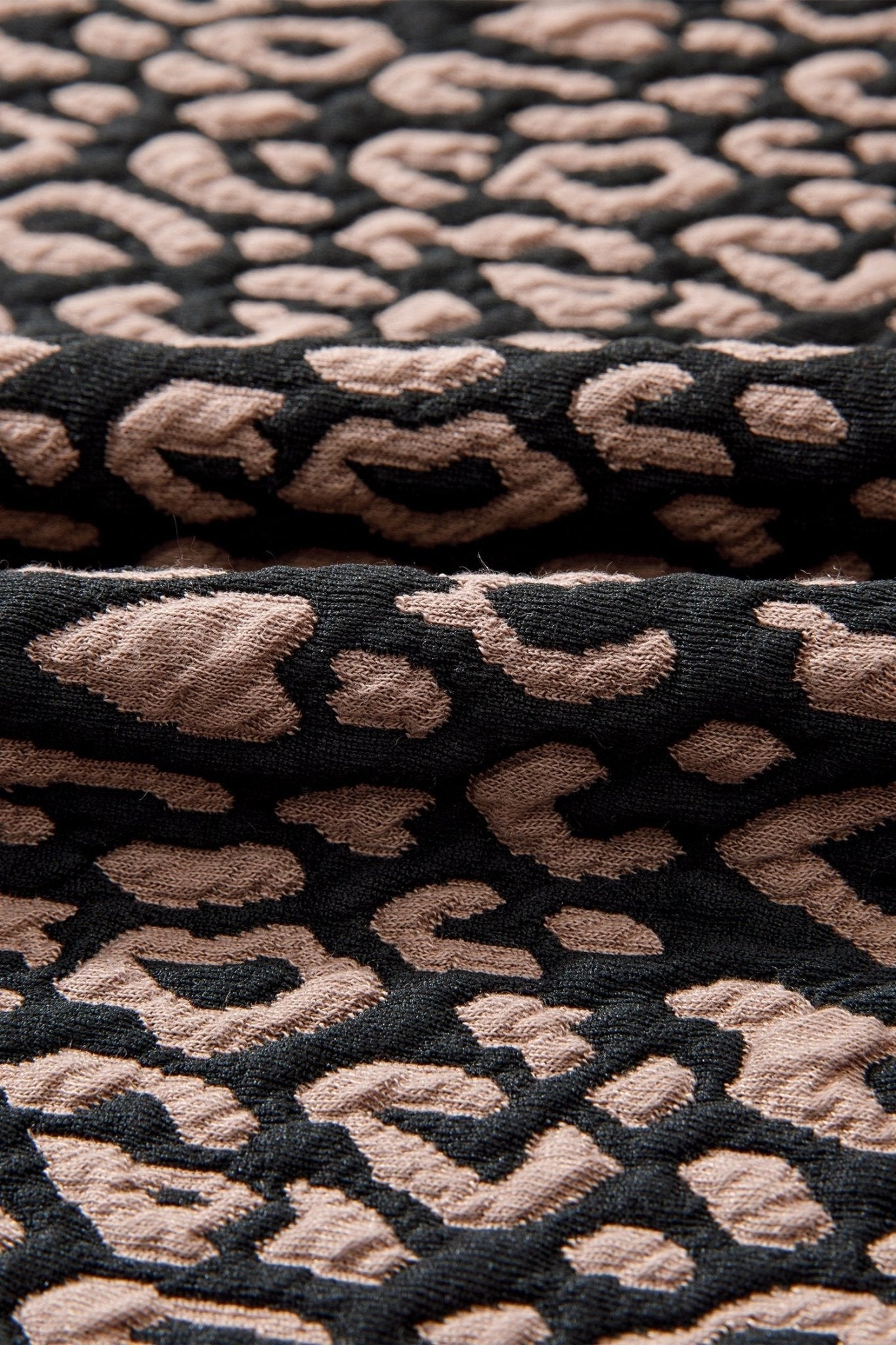 Leopard Bubble Sleeve Mini Dress - Rooted & Reckless Co.