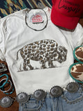 Leopard Buffalo Graphic Tee - Rooted & Reckless Co.