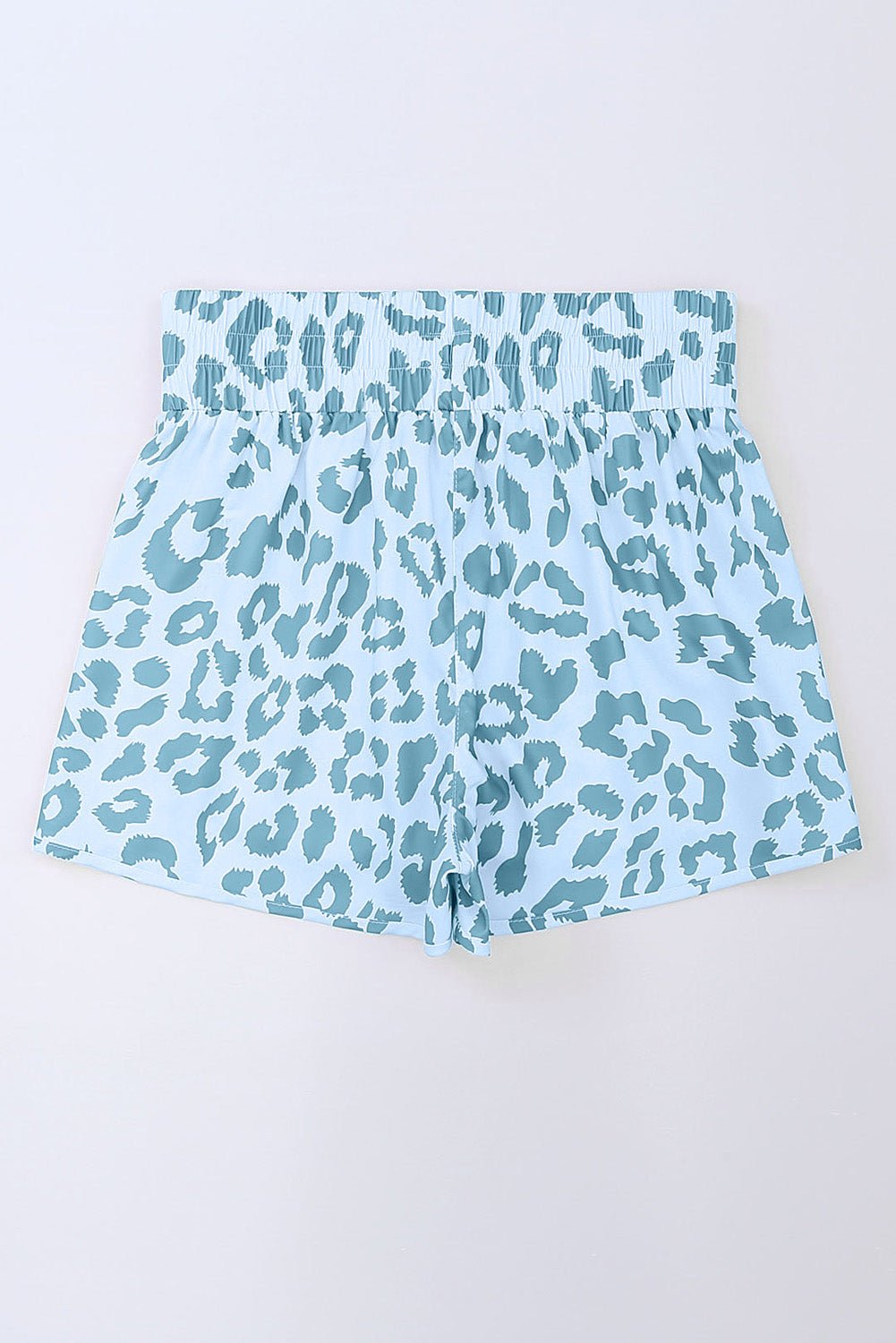Leopard & Checker High Waist Athletic Shorts - Rooted & Reckless Co.