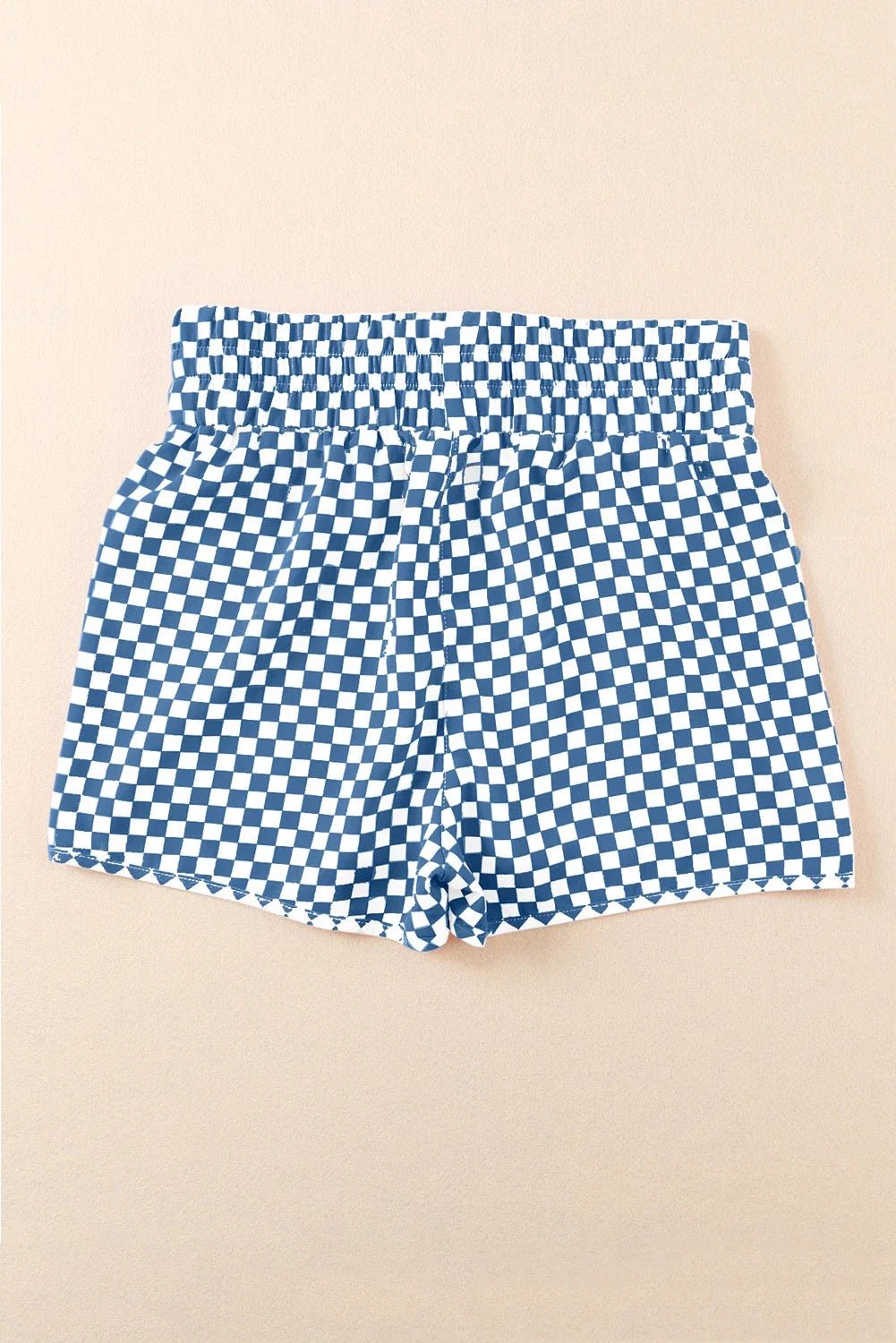 Leopard & Checker High Waist Athletic Shorts - Rooted & Reckless Co.