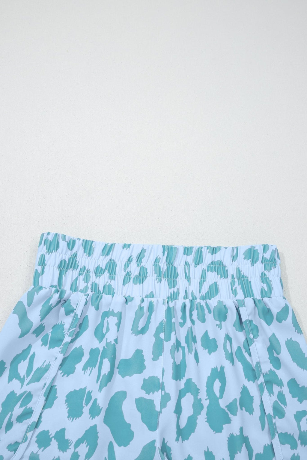Leopard & Checker High Waist Athletic Shorts - Rooted & Reckless Co.