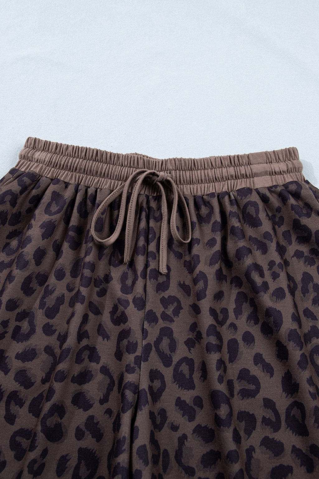 Leopard Collared V-Neck Top & Shorts Set - Rooted & Reckless Co.