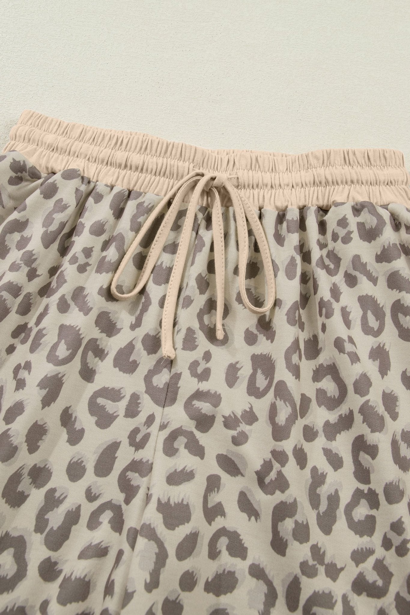 Leopard Collared V-Neck Top & Shorts Set - Rooted & Reckless Co.