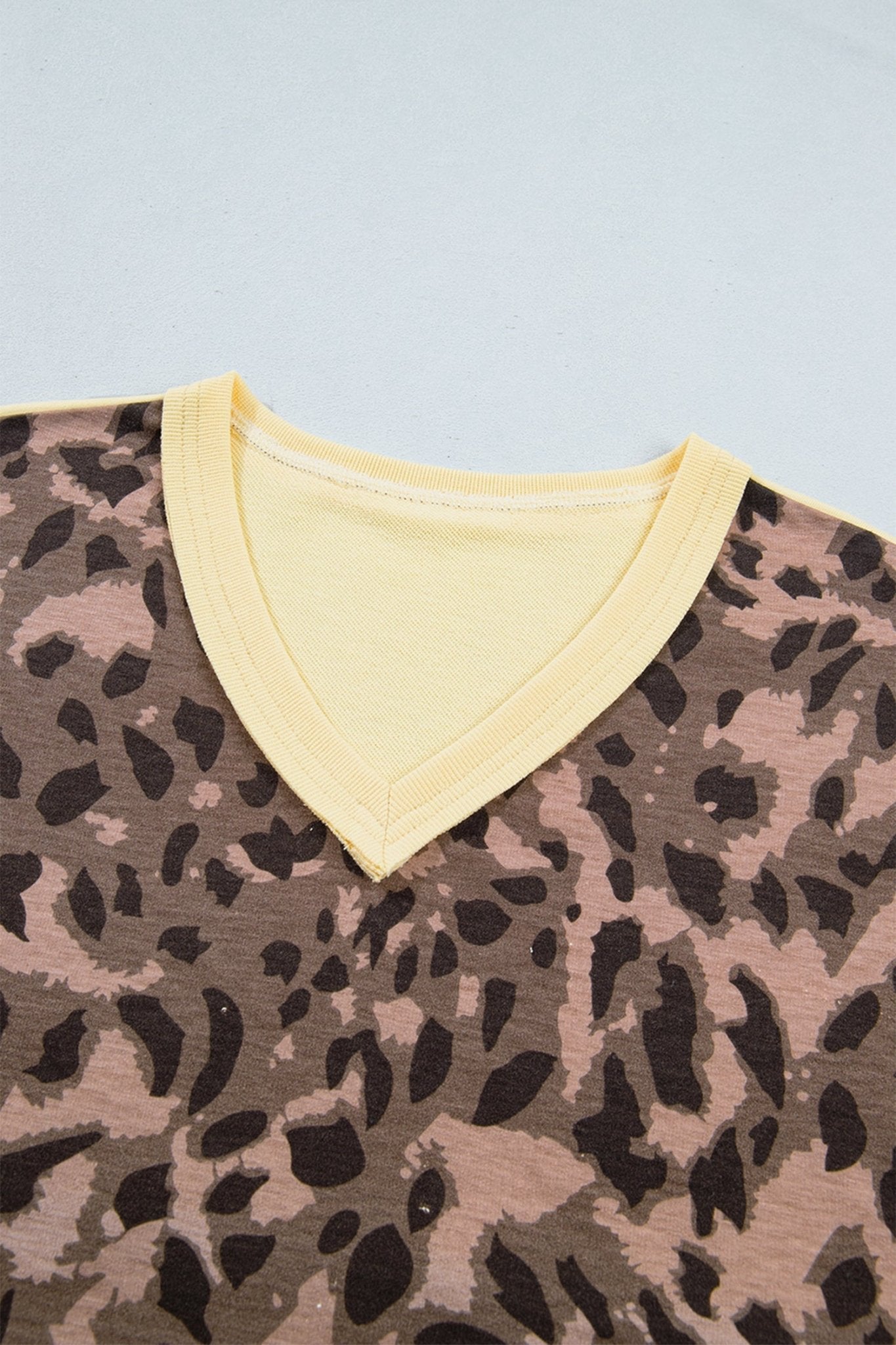 Leopard Colorblock Top & Wide Leg Pants Set - Rooted & Reckless Co.