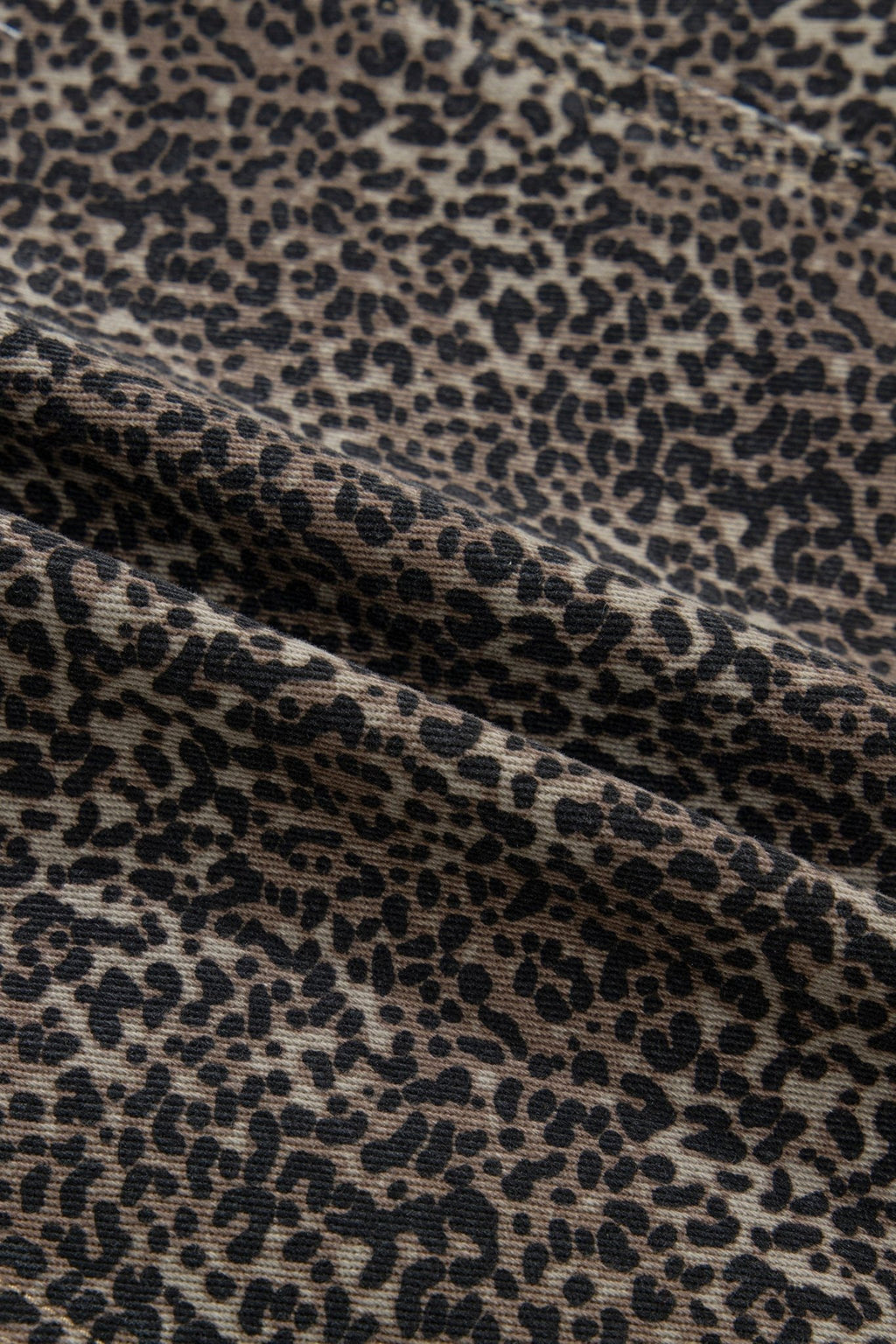 Leopard Denim Button Front Vest - Rooted & Reckless Co.