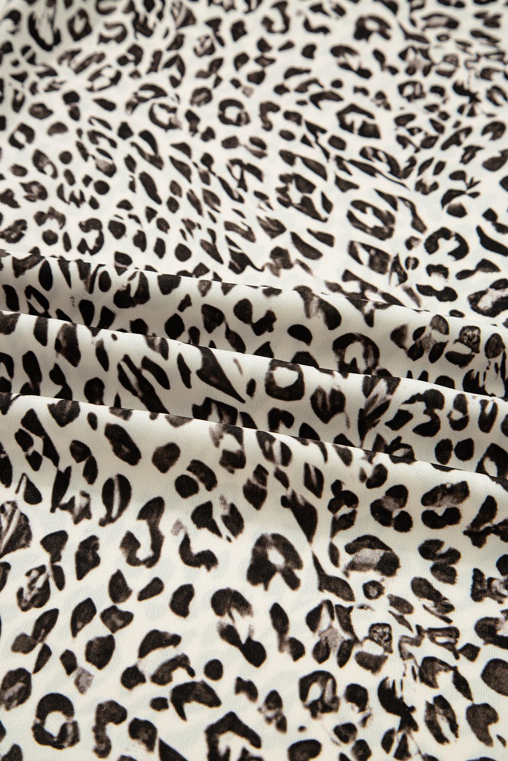Leopard Drawstring Elastic Waist Straight Leg Pants - Rooted & Reckless Co.