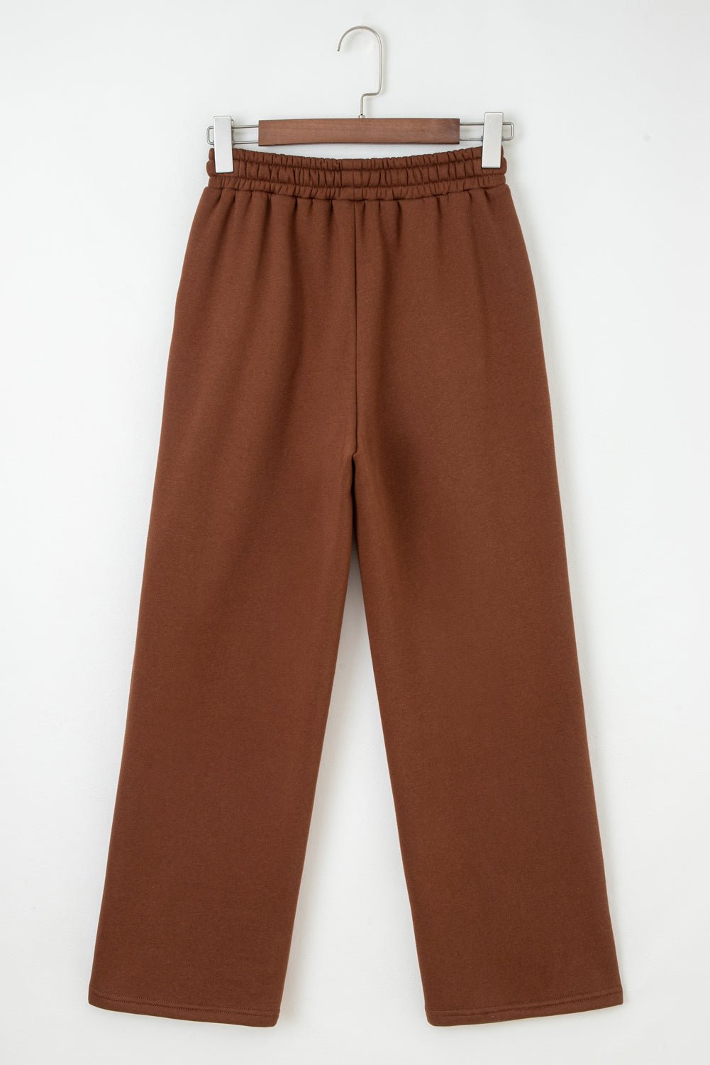 Leopard Drawstring Fleece Lined Elastic Waist Pants - Rooted & Reckless Co.