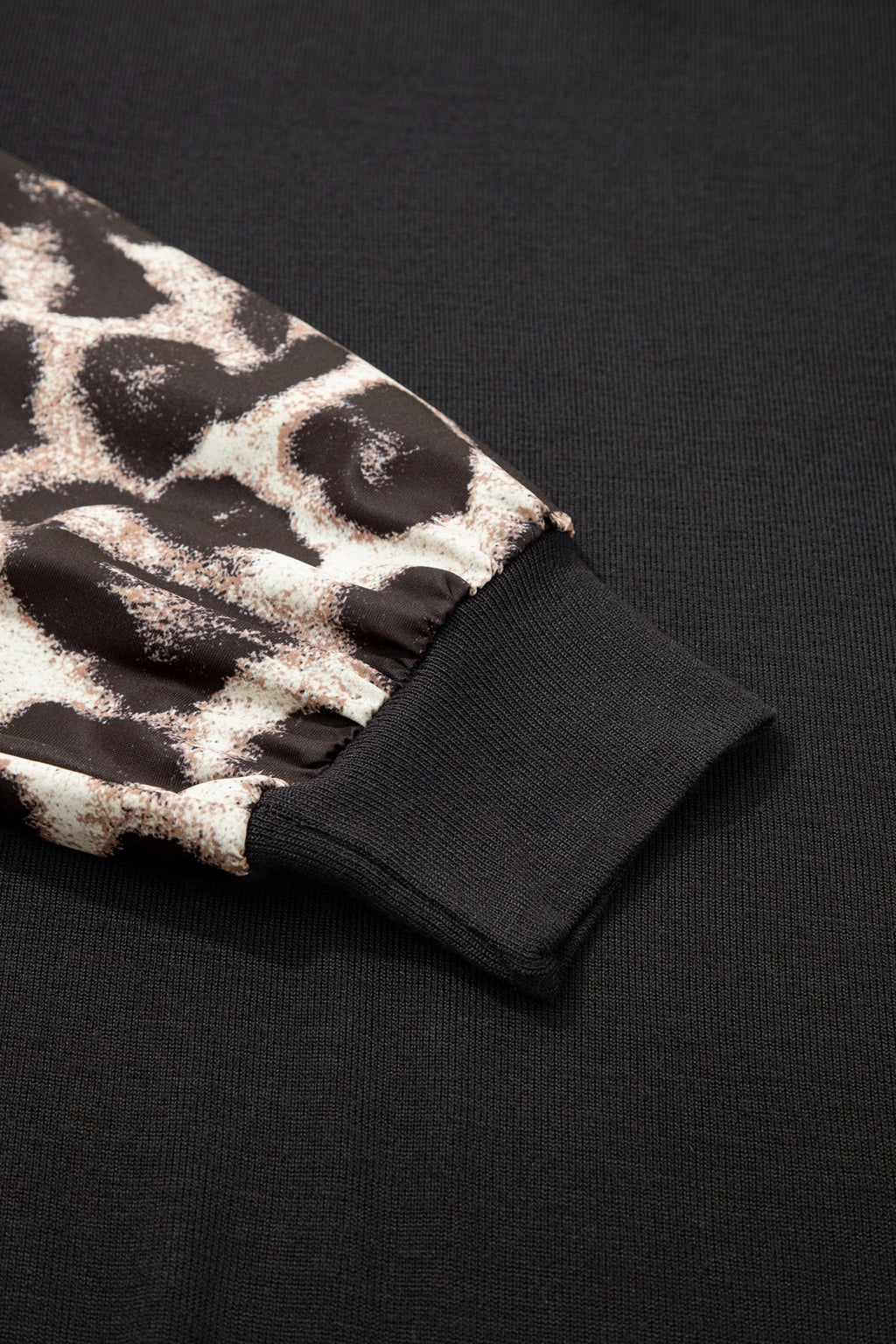 Leopard & Floral Patchwork Puff Sleeve Top - Rooted & Reckless Co.