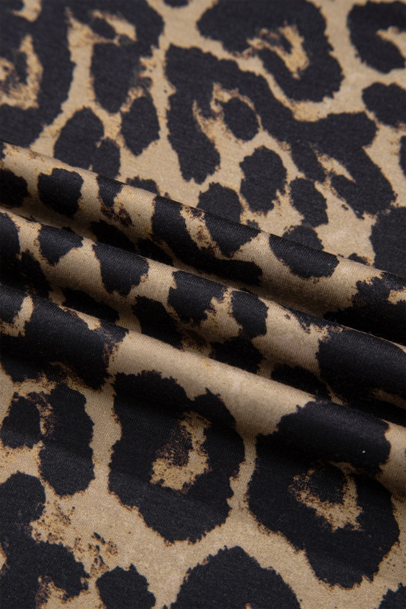 Leopard & Floral Square Neck Long Sleeve T-Shirt - Rooted & Reckless Co.