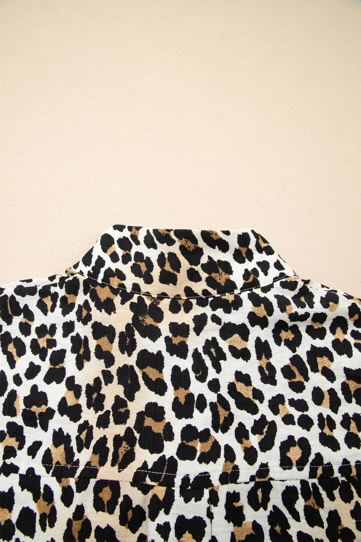 Leopard Half Buttoned Short Sleeve Mini Dress - Rooted & Reckless Co.