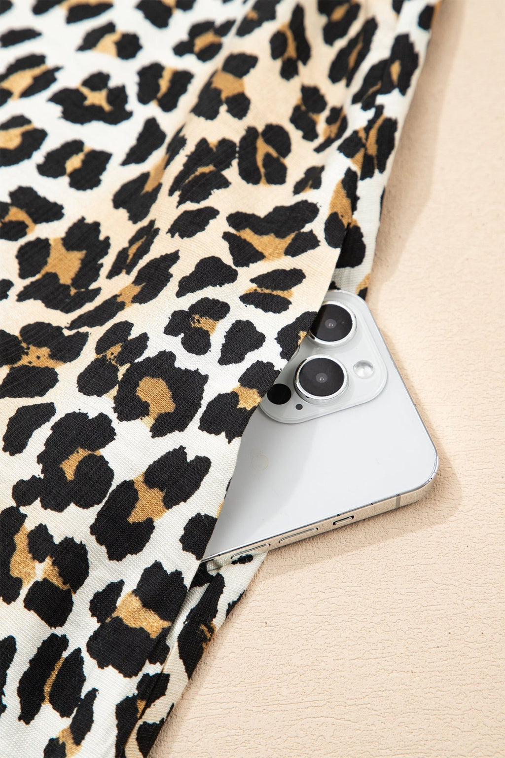 Leopard Half Buttoned Short Sleeve Mini Dress - Rooted & Reckless Co.