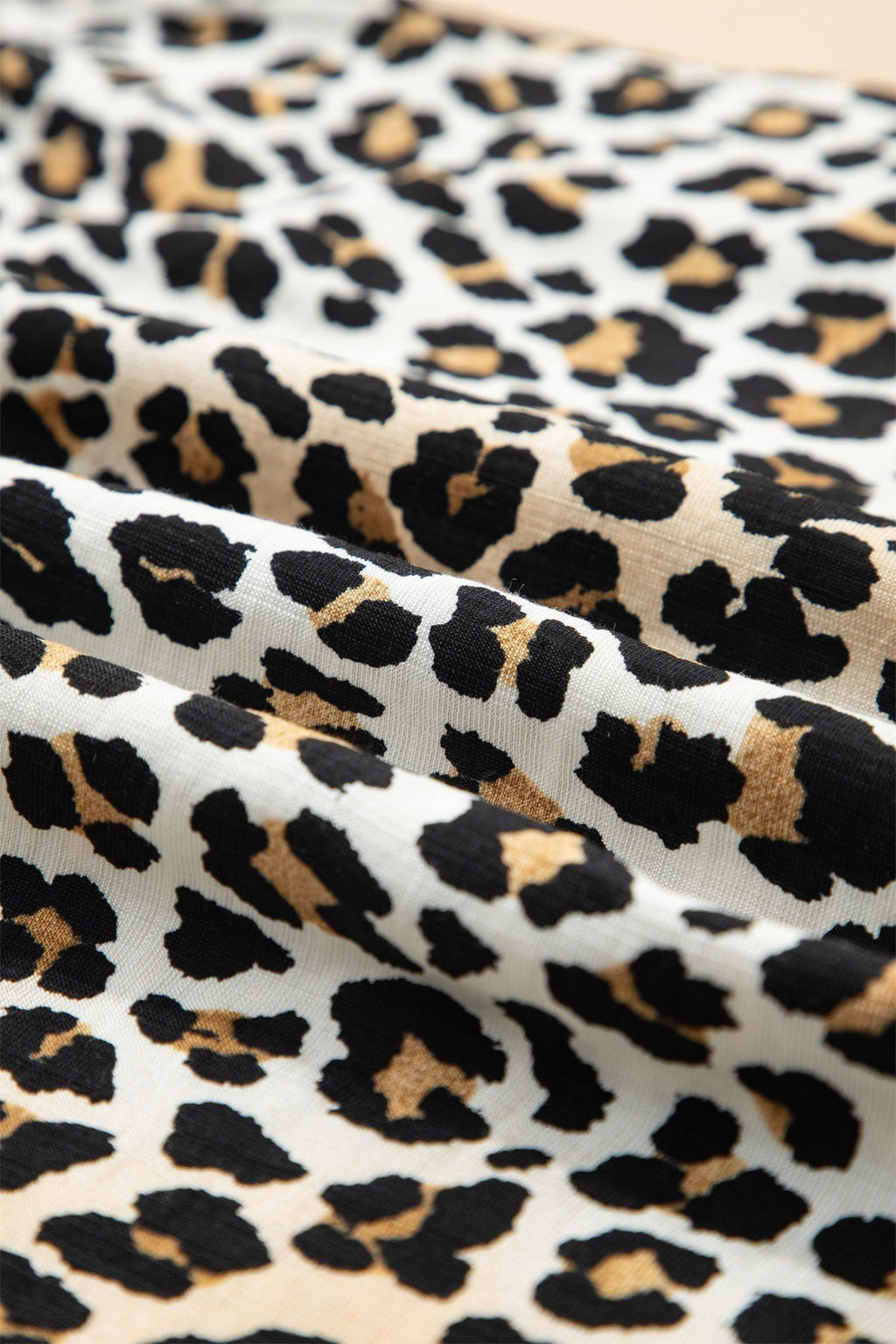 Leopard Half Buttoned Short Sleeve Mini Dress - Rooted & Reckless Co.