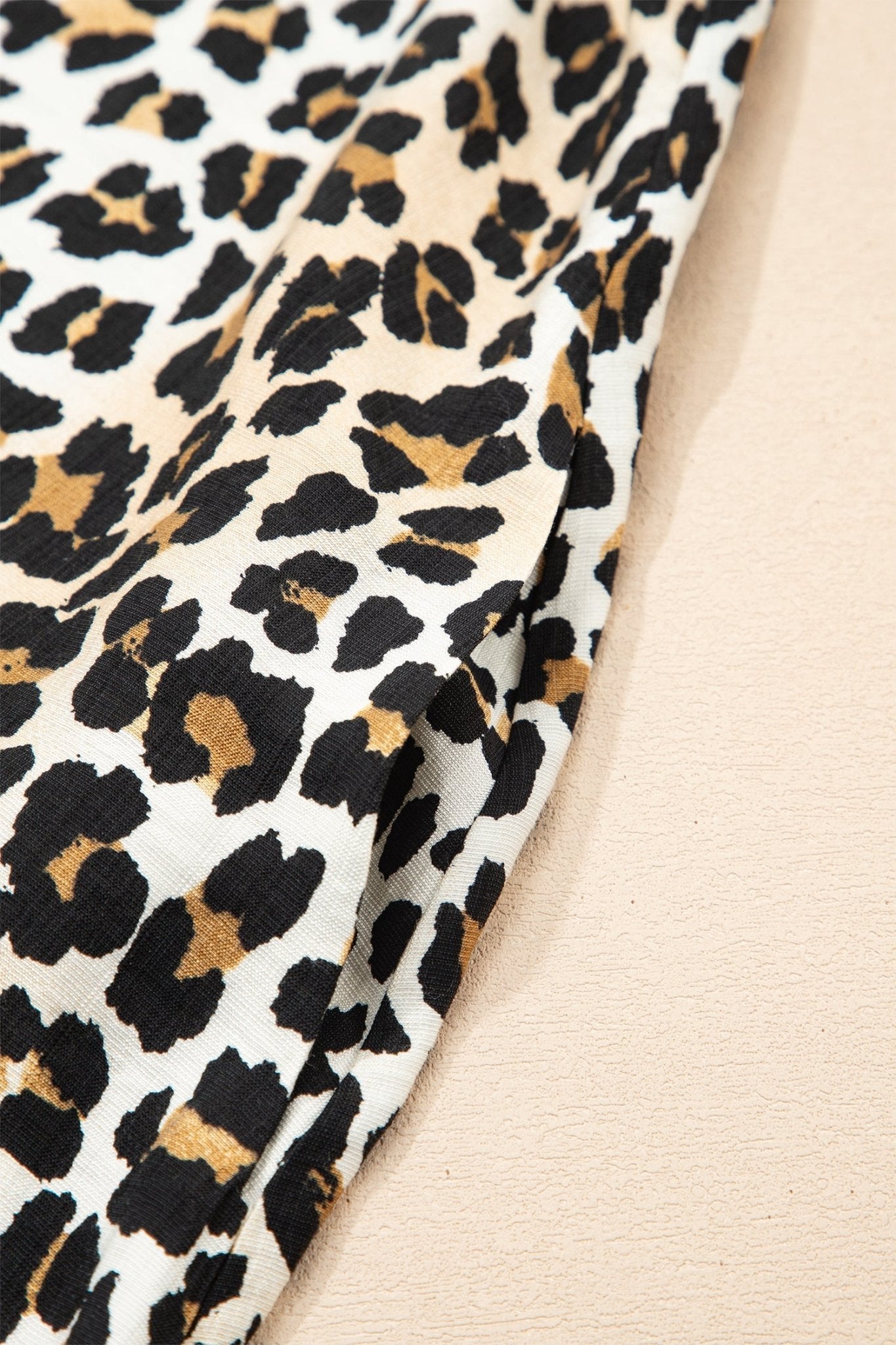 Leopard Half Buttoned Short Sleeve Mini Dress - Rooted & Reckless Co.