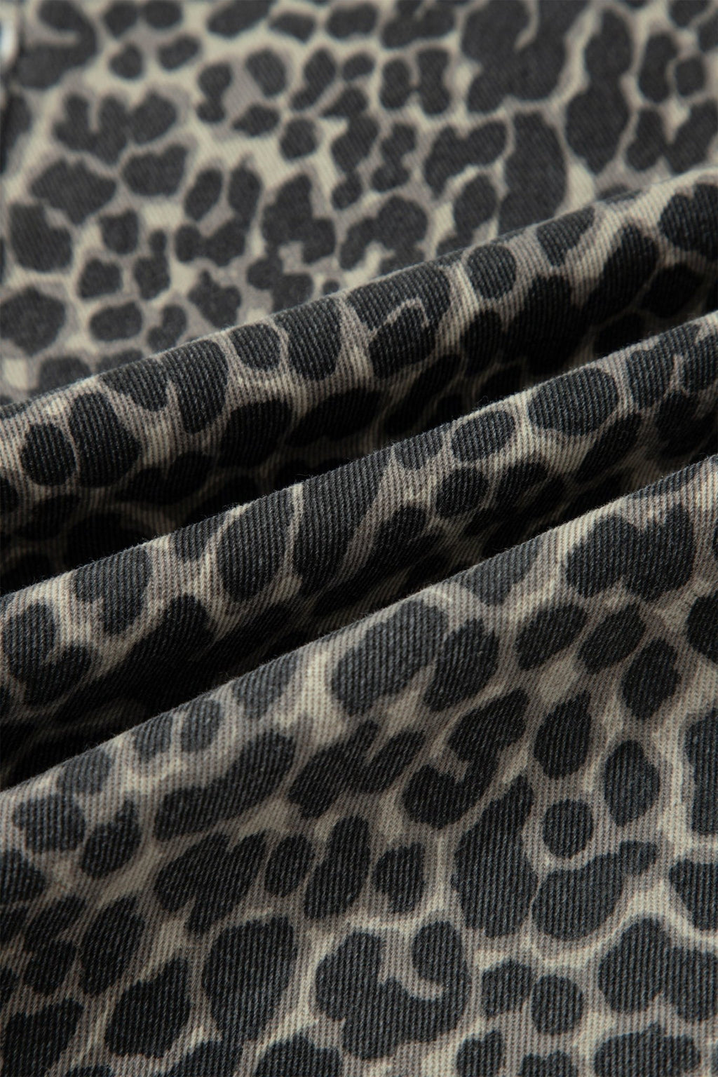Leopard High Waist Barrel Leg Jeans - Rooted & Reckless Co.