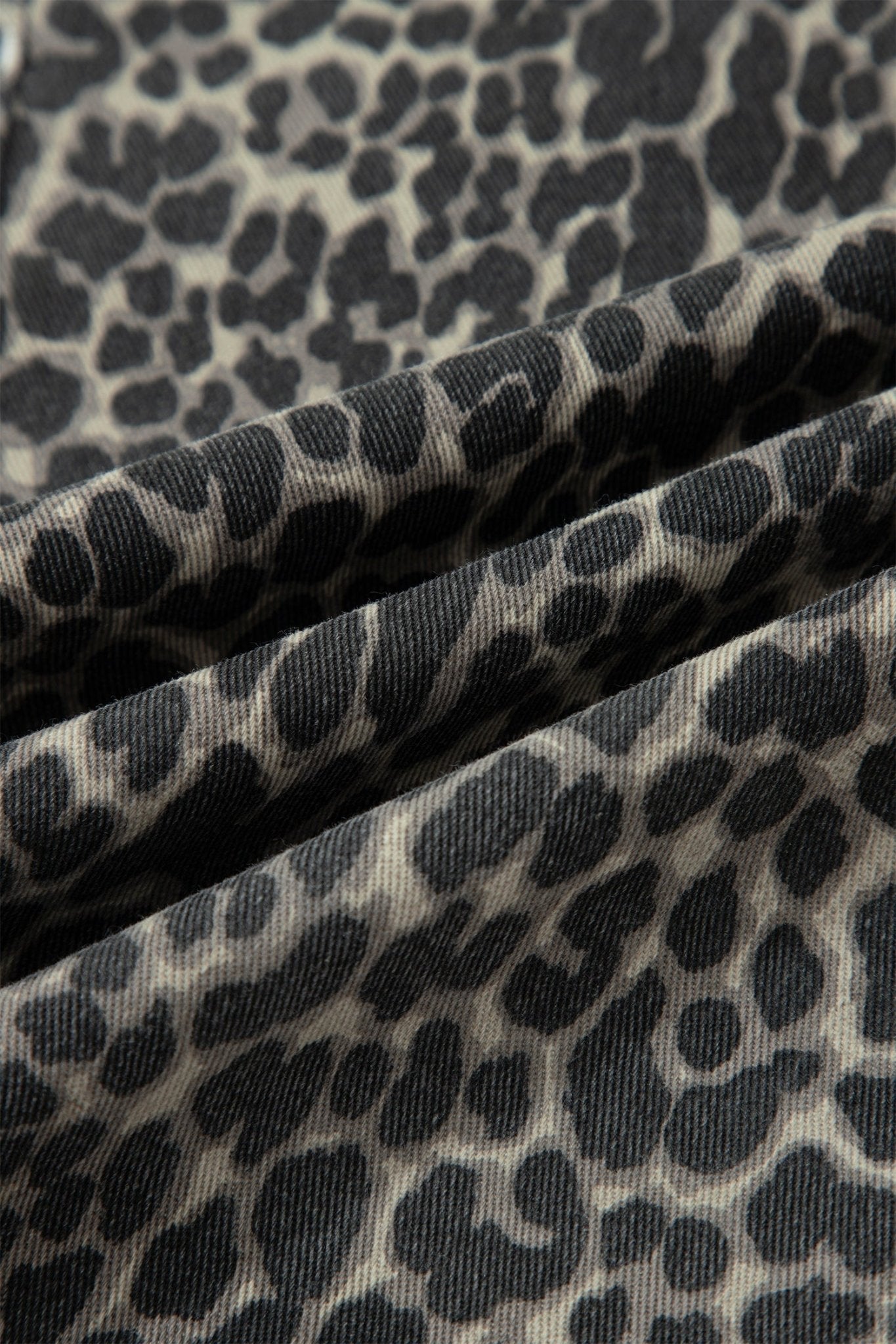 Leopard High Waist Barrel Leg Jeans - Rooted & Reckless Co.