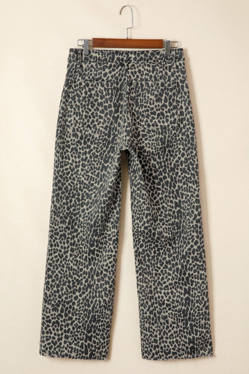 Leopard High Waist Wide Leg Jeans - Rooted & Reckless Co.