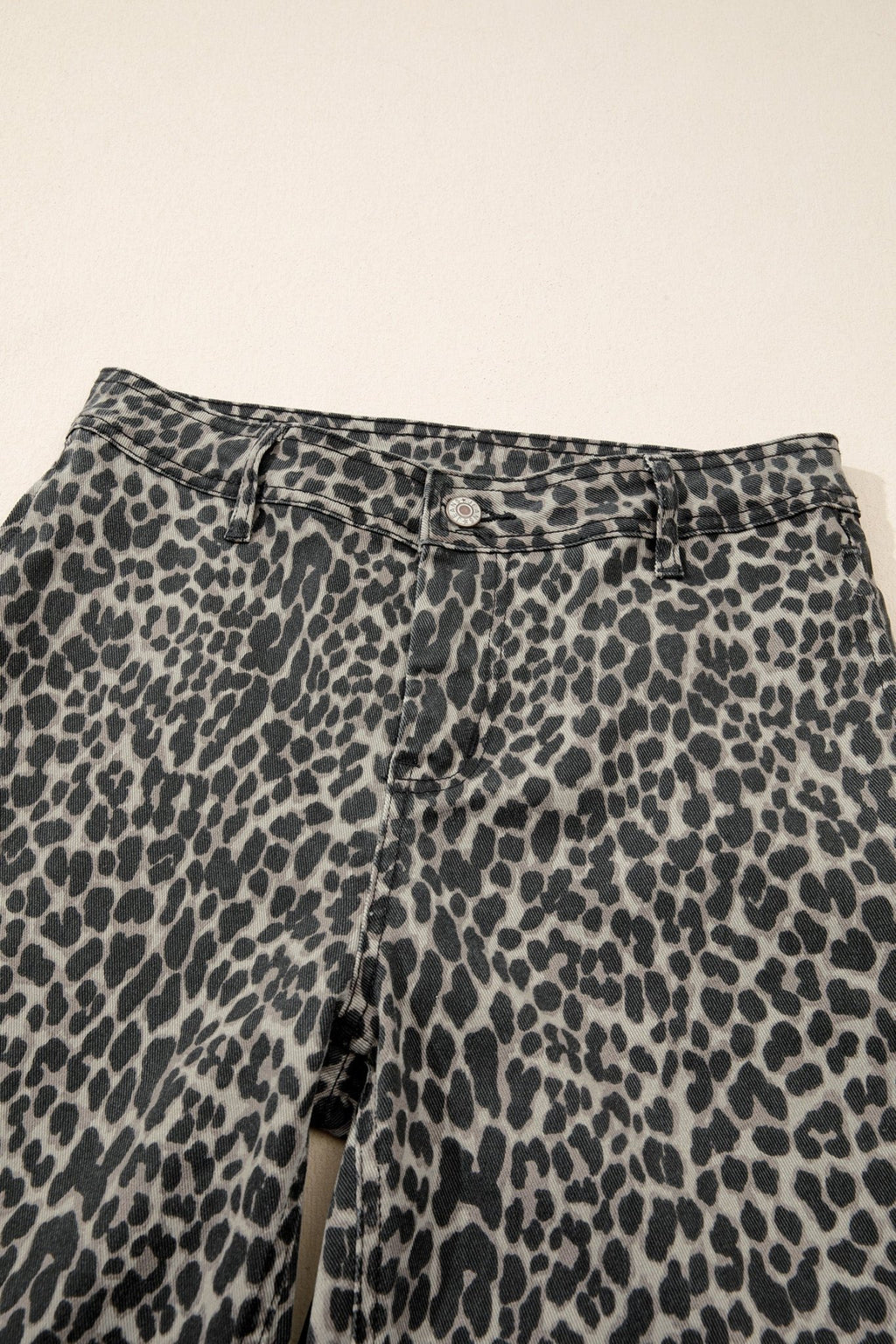 Leopard High Waist Wide Leg Jeans - Rooted & Reckless Co.