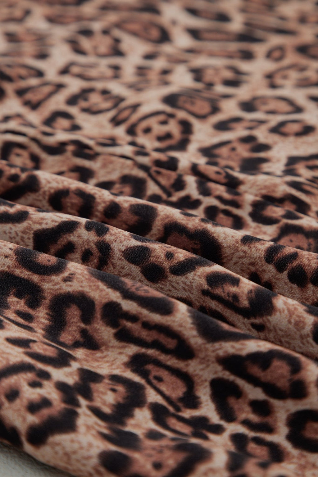 Leopard Lace Trim Collar Button Down Mini Dress - Rooted & Reckless Co.