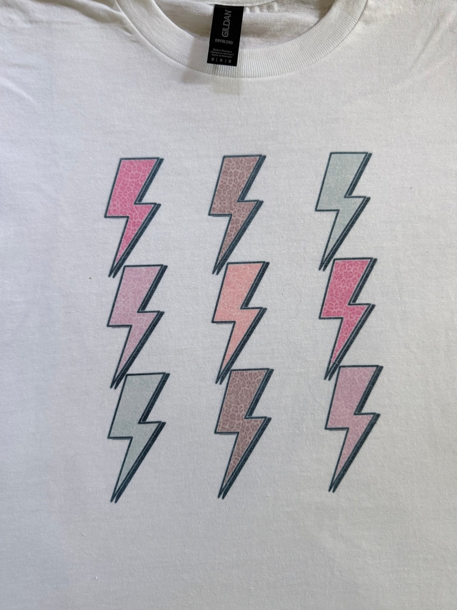 Leopard Lightning Sublimination Tee - Rooted & Reckless Co.