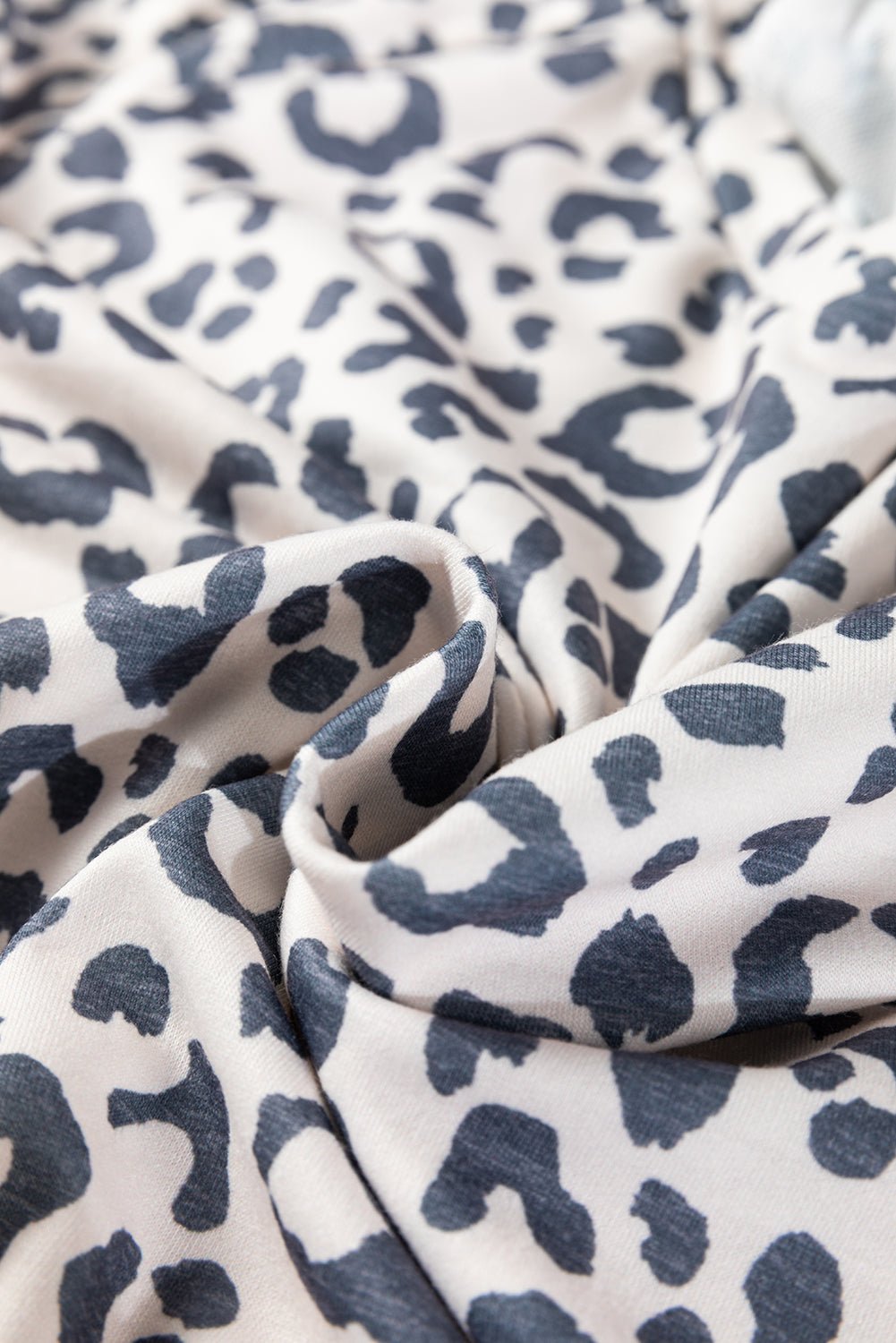 Leopard Long Sleeve V-Neck Top and Pant Set - Rooted & Reckless Co.