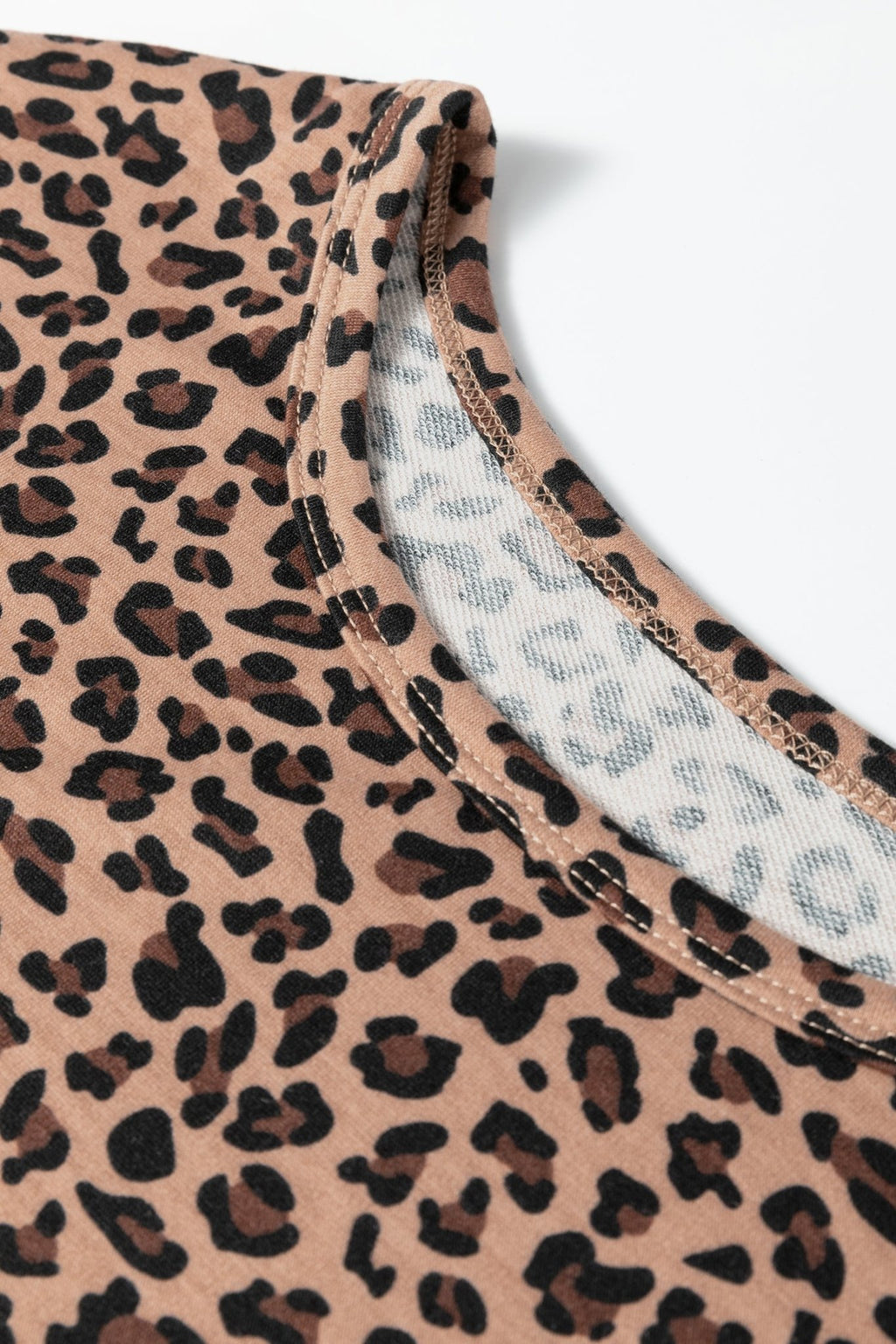 Leopard Loose Tee & Drawstring Waist Pants Set - Rooted & Reckless Co.