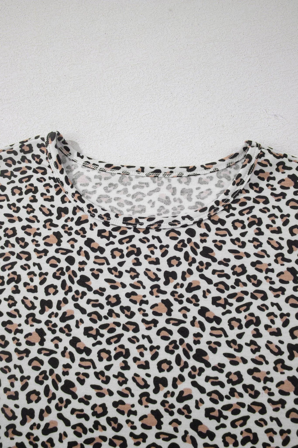 Leopard Loose Tee & Drawstring Waist Pants Set - Rooted & Reckless Co.