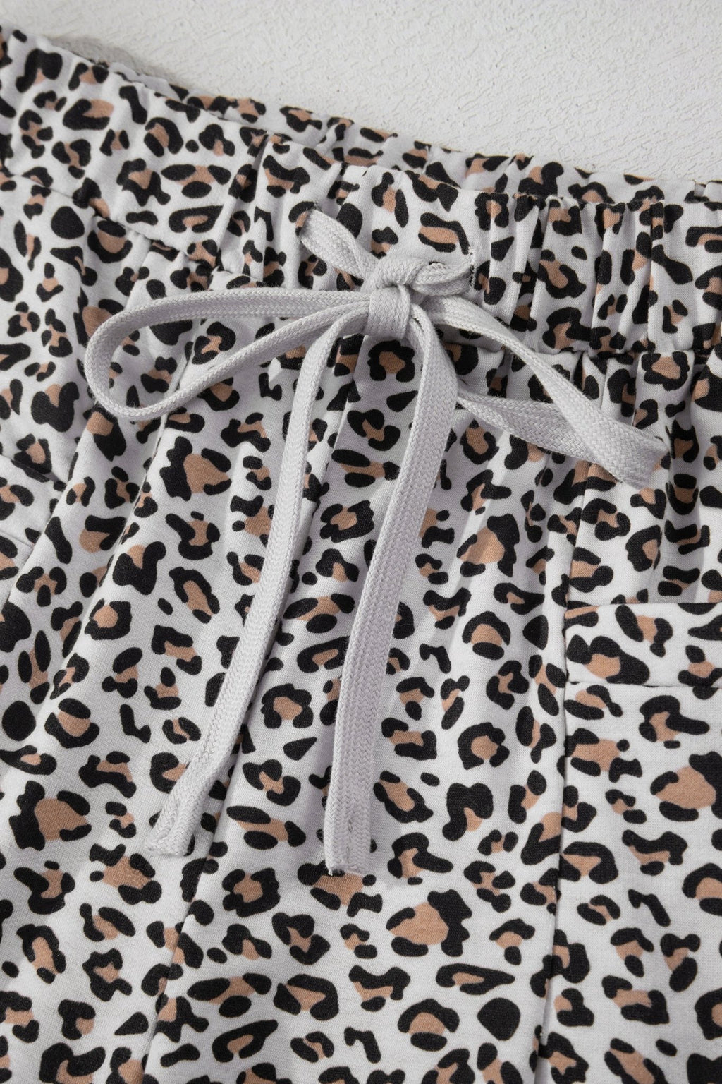 Leopard Loose Tee & Drawstring Waist Pants Set - Rooted & Reckless Co.