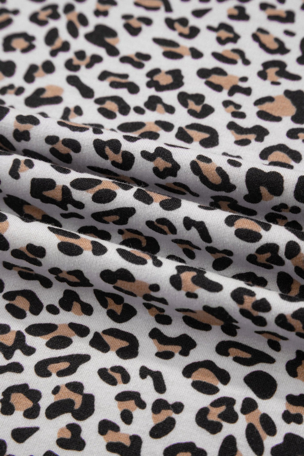 Leopard Loose Tee & Drawstring Waist Pants Set - Rooted & Reckless Co.