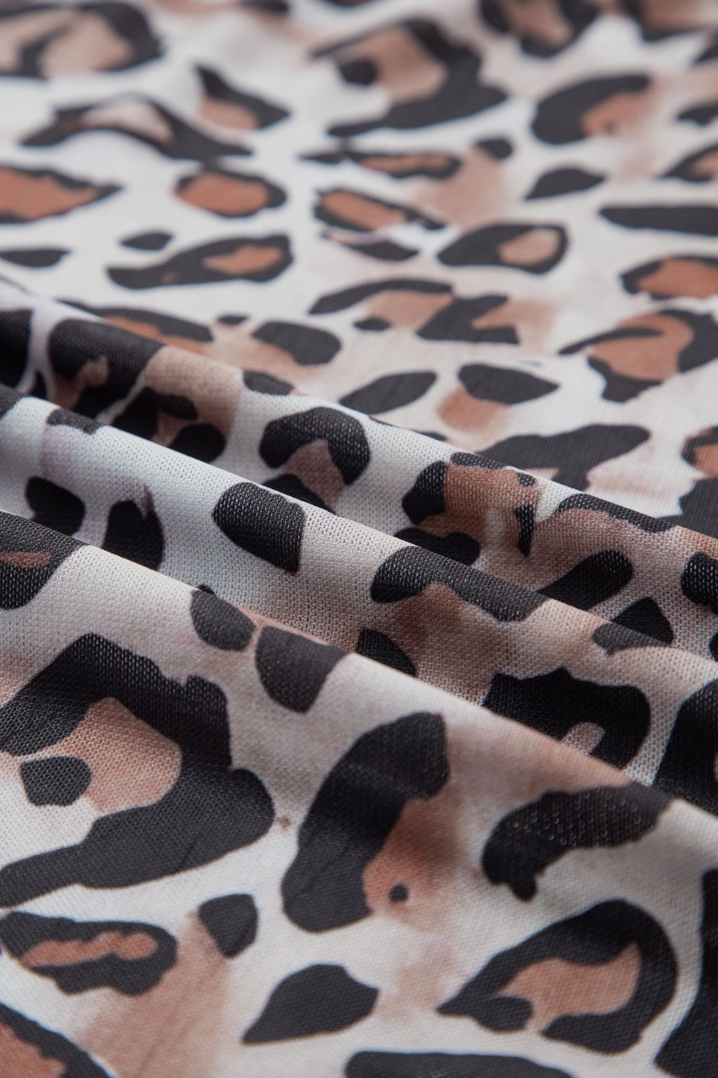 Leopard Mesh Long Sleeve Top - Rooted & Reckless Co.