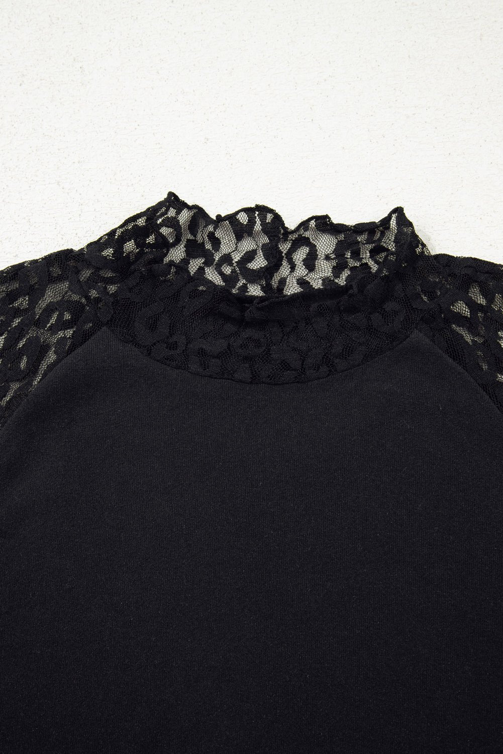 Leopard Mesh Patchwork Long Sleeve Top - Rooted & Reckless Co.