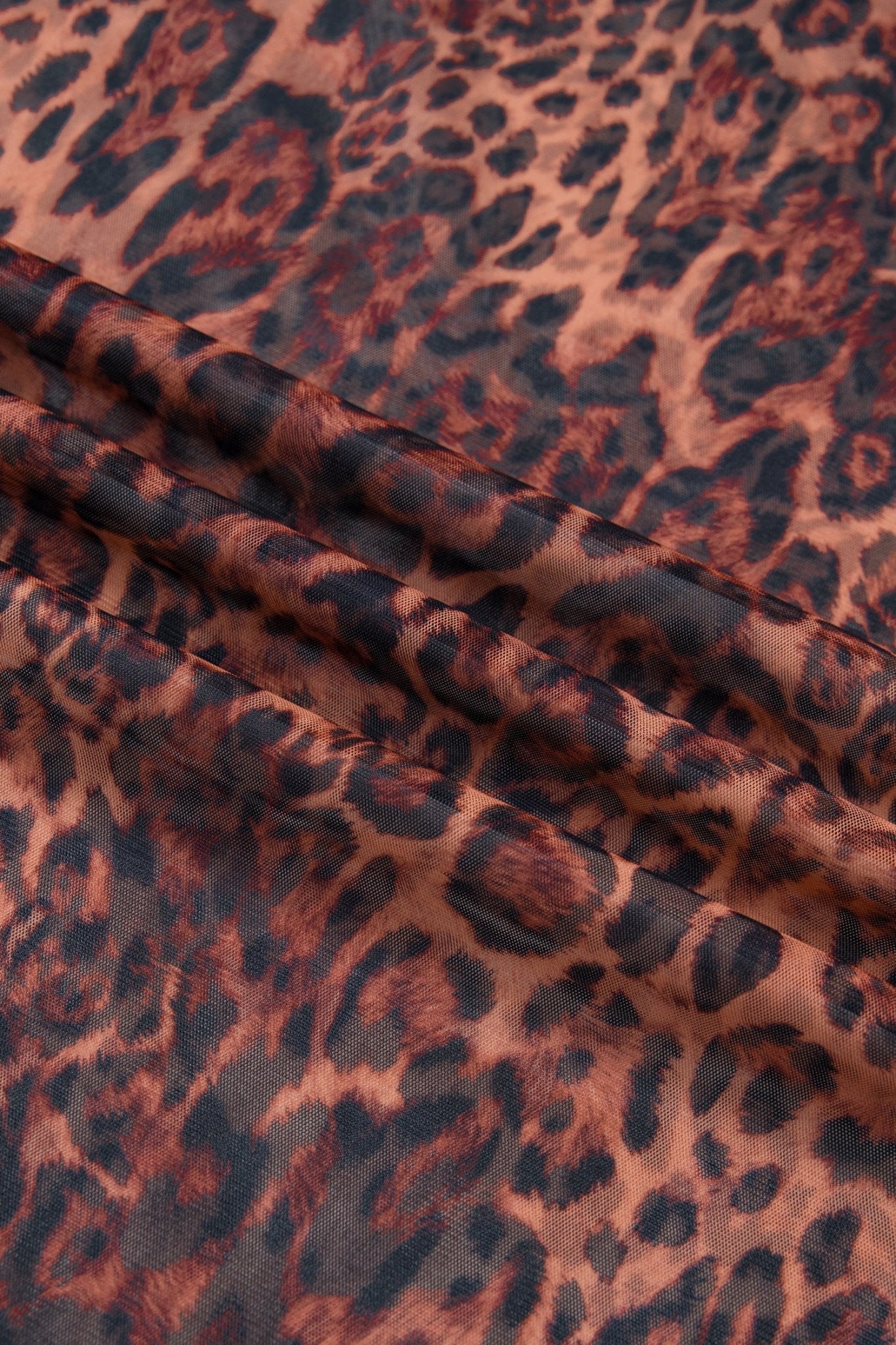Leopard Mesh Sheer Maxi Skirt - Rooted & Reckless Co.