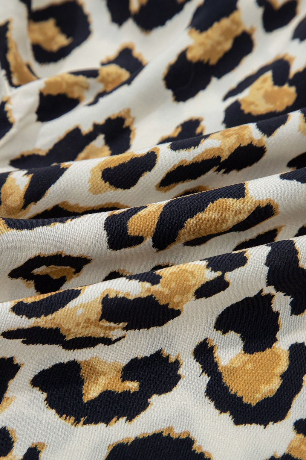 Leopard Patchwork 3/4 Sleeve Buttoned Shirt - Rooted & Reckless Co.