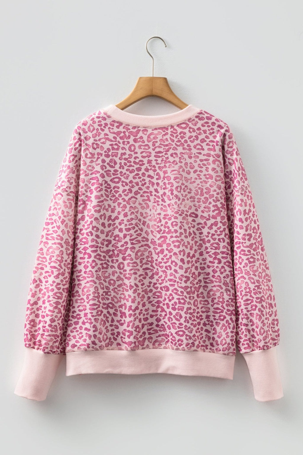 Leopard Patchwork Crew Neck Sweatshirt - Rooted & Reckless Co.